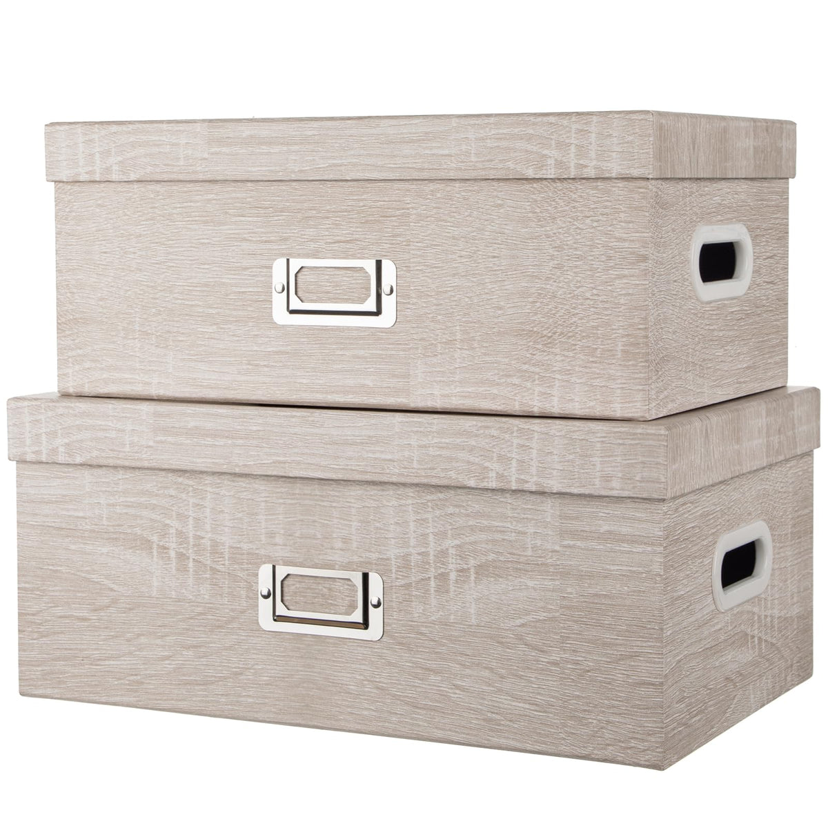 Blue and White Floral Nested Storage Boxes