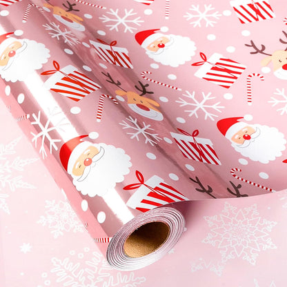 Blue Nutcracker Christmas Wrapping Paper, 32.8 Ft