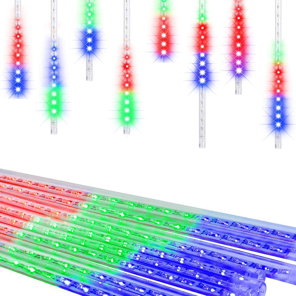 Aukora Blue Meteor Shower Lights