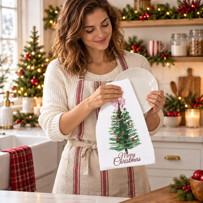 Chinoiserie Christmas Kitchen Hand Towels, 16x24 Inch