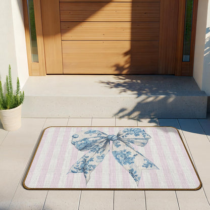 Chinoiserie Dachshund Doormat, 17 x 30 Inch