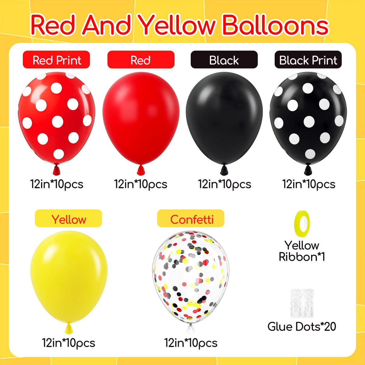 Blue and White Balloon Kit, 60 Pieces
