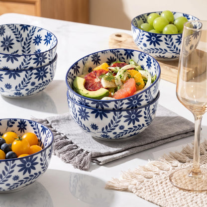 Ceramic Soup Bowls, Set of 6
