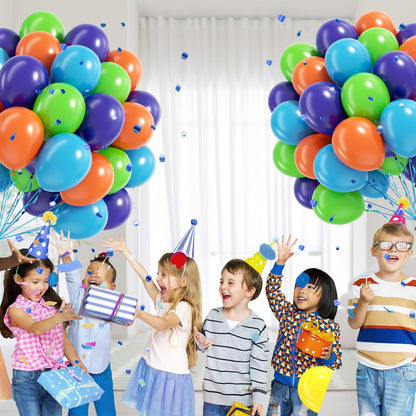 Blue and White Balloon Kit, 60 Pieces