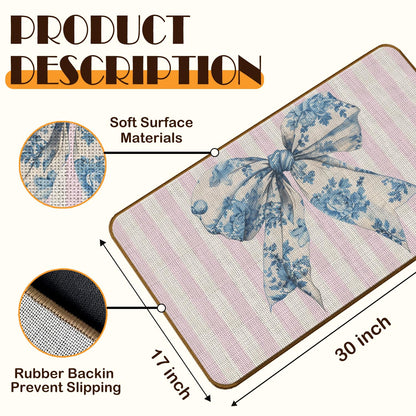 Chinoiserie Dachshund Doormat, 17 x 30 Inch