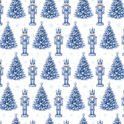 Chinoiserie Nutcracker Christmas Wrapping Paper