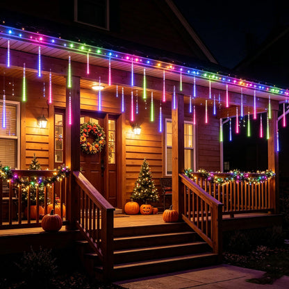 Aukora Blue Meteor Shower Lights