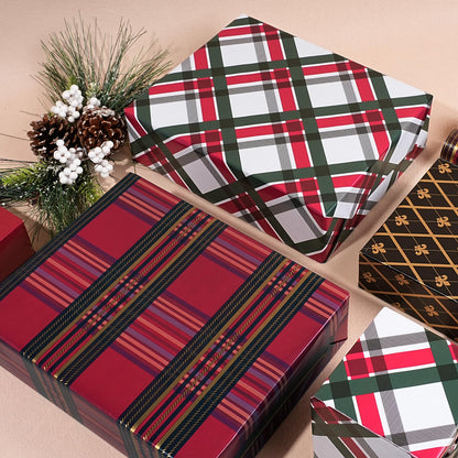 Nutcracker Reversible Christmas Wrapping Paper, 33 Ft
