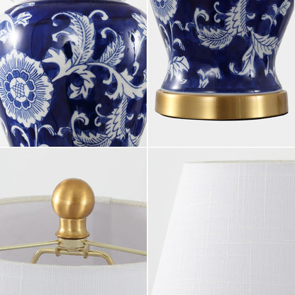 Jonathan Y Penelope Ginger Jar LED Table Lamp, 22 Inch