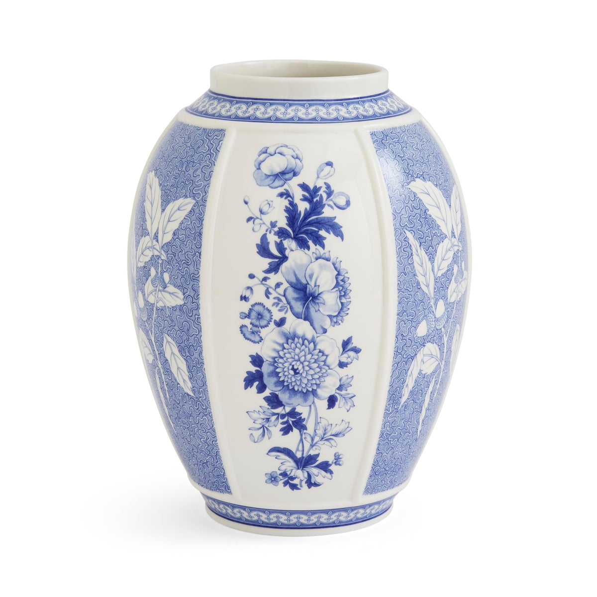Spode Blue Italian Steccato Vase, 5.2 Inch
