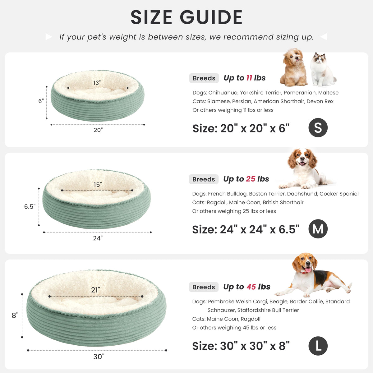 Royal Blue Round Donut Pet Bed