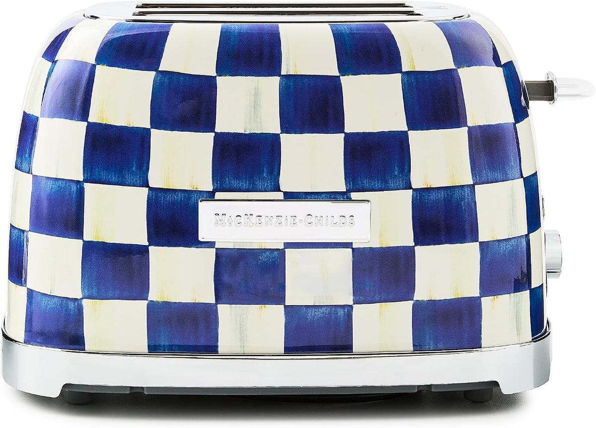 MacKenzie-Childs 2-Slice Toaster, Royal Check