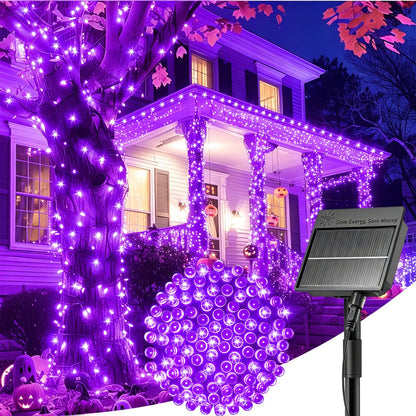 Solar Christmas String Lights, 100 LED, 40 ft