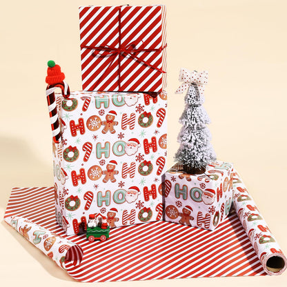 Nutcracker Reversible Christmas Wrapping Paper, 33 Ft