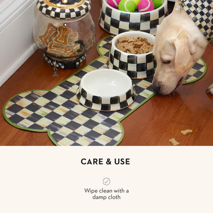 MacKenzie-Childs Pup Placemat, Royal Check