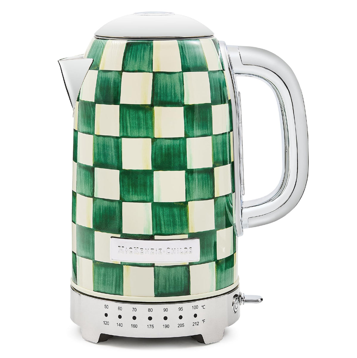 MacKenzie-Childs Electric Kettle, Royal Check