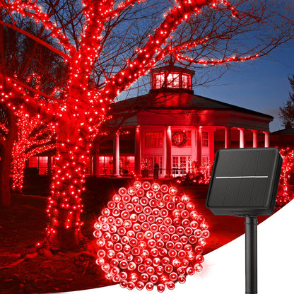 Solar Christmas String Lights, 100 LED, 40 ft