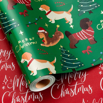 Blue Nutcracker Christmas Wrapping Paper, 32.8 Ft