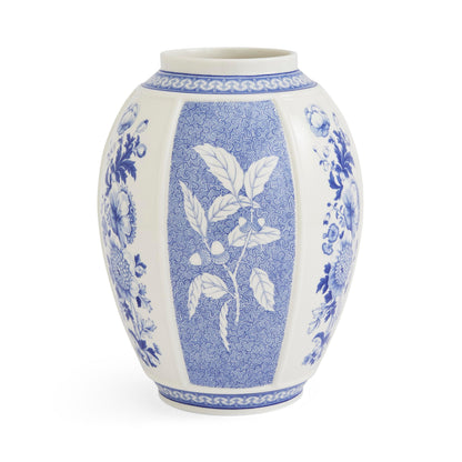 Spode Blue Italian Steccato Vase, 5.2 Inch