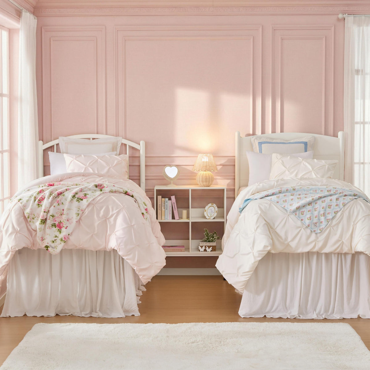Laura Ashley Reversible Plush Throw, 50x70