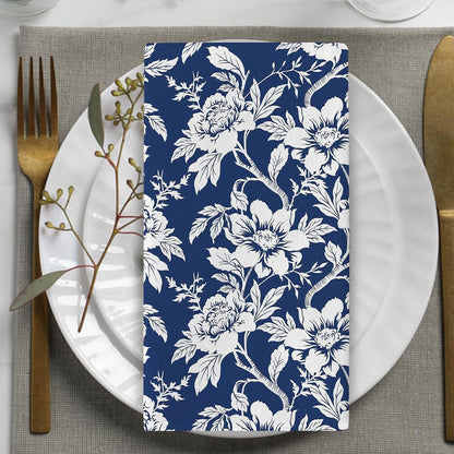 Vintage Floral Kitchen Towels, Set of 2