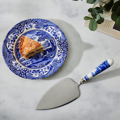 Spode Blue Italian Cake Server, 10 Inch
