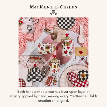 MacKenzie-Childs Enamel Canister Set, Royal Check