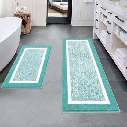 Shaggy Microfiber Bath Rug Set, 3 Piece