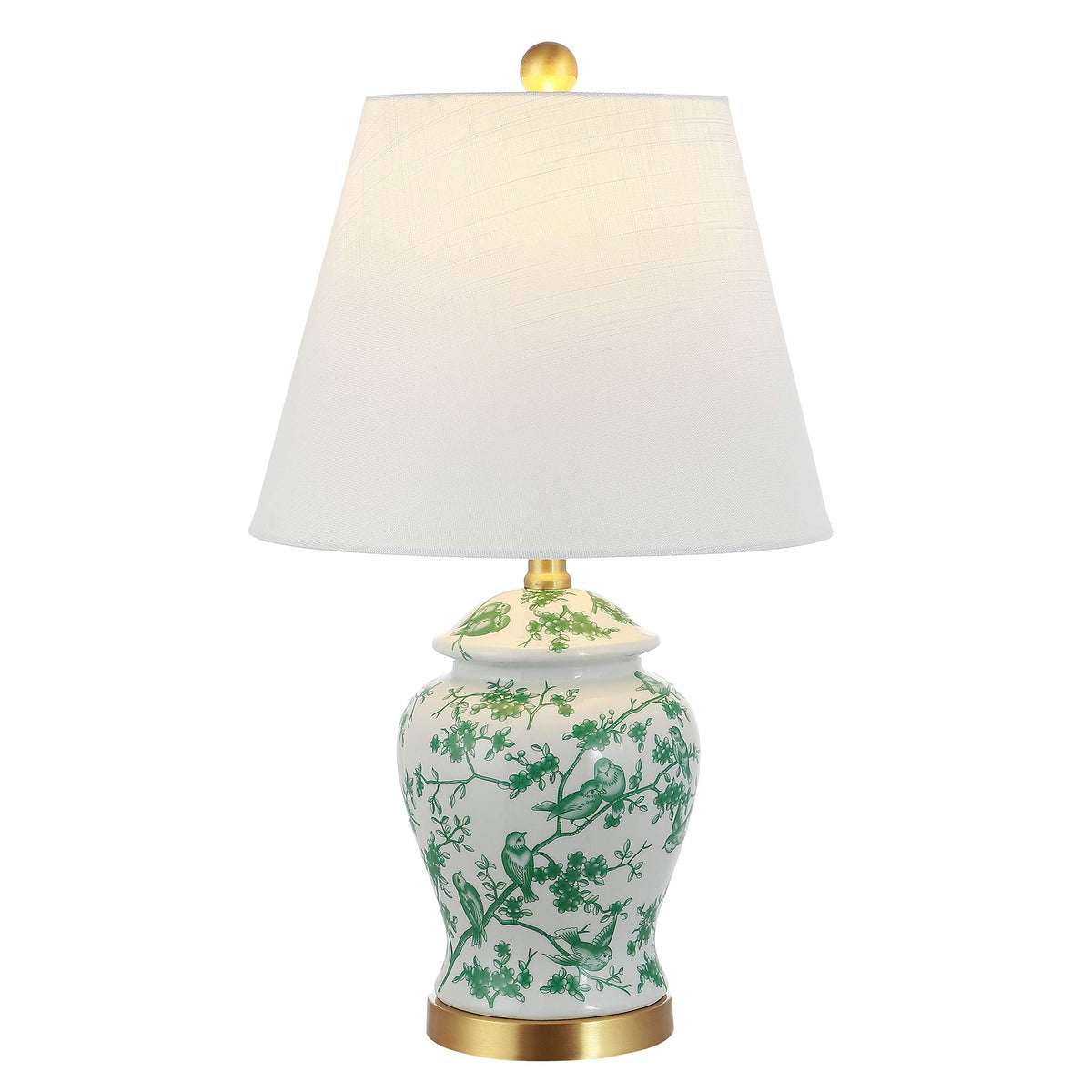 Jonathan Y Penelope Ginger Jar LED Table Lamp, 22 Inch