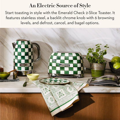 MacKenzie-Childs 2-Slice Toaster, Royal Check