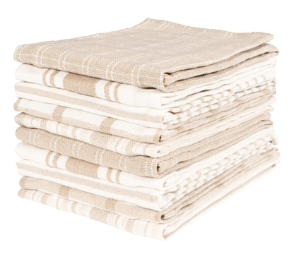 Navy Kitchen Towels, Set of 10
