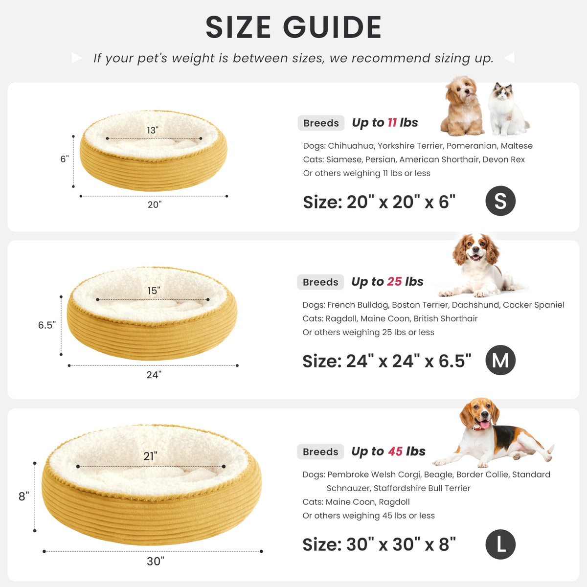 Royal Blue Round Donut Pet Bed