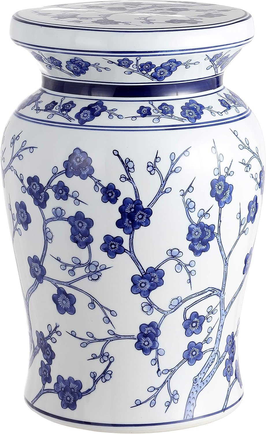 Jonathan Y Cherry Blossom Garden Stool, 18"