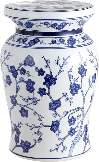 Jonathan Y Cherry Blossom Garden Stool, 18"