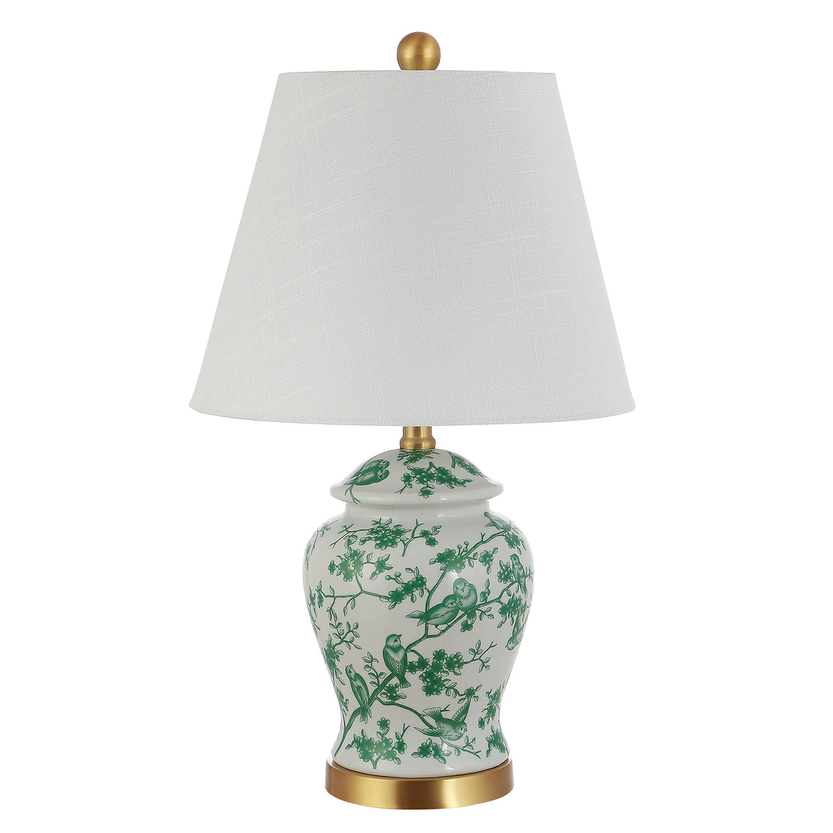 Jonathan Y Penelope Ginger Jar LED Table Lamp, 22 Inch