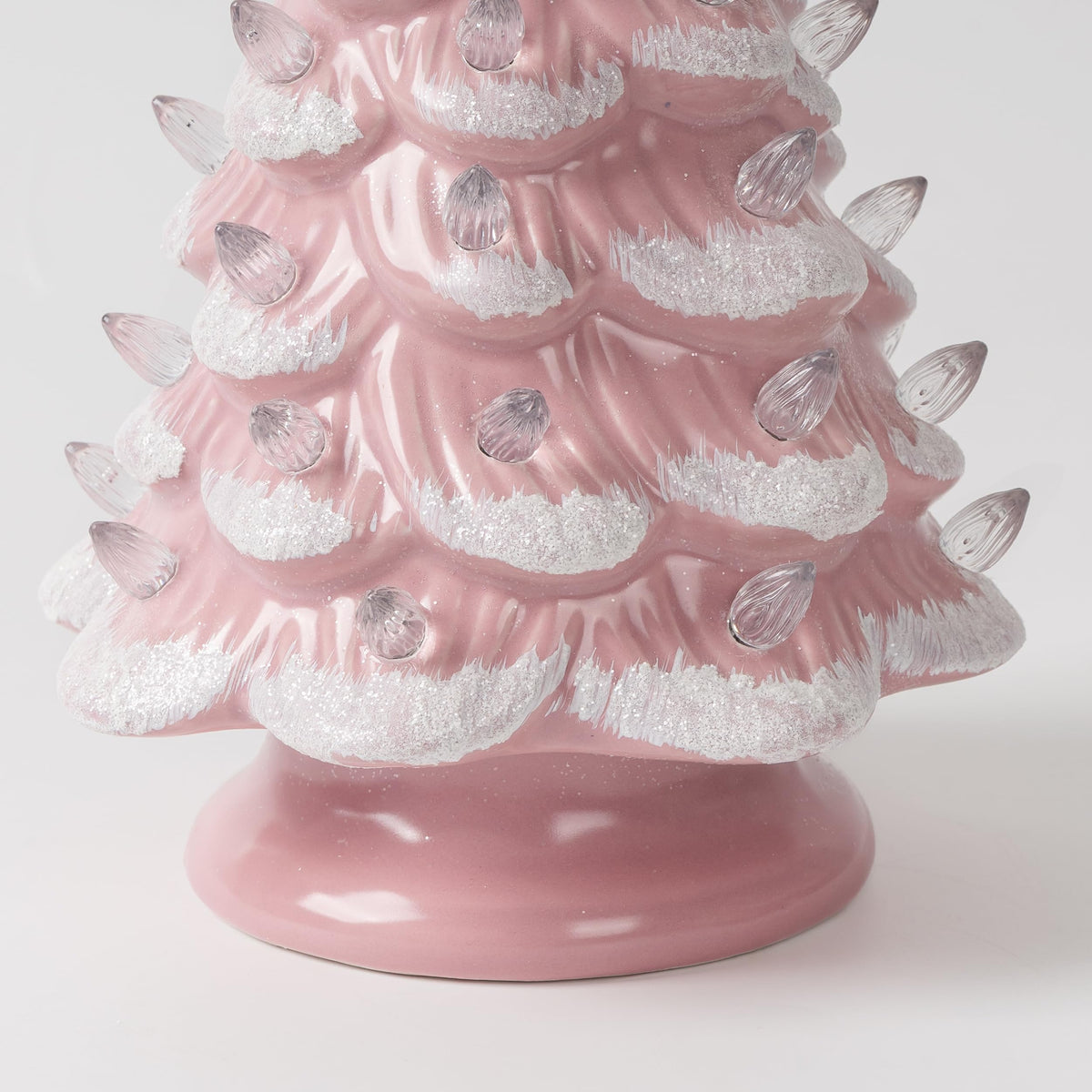 Lighted Ceramic Christmas Tree, 13 Inch