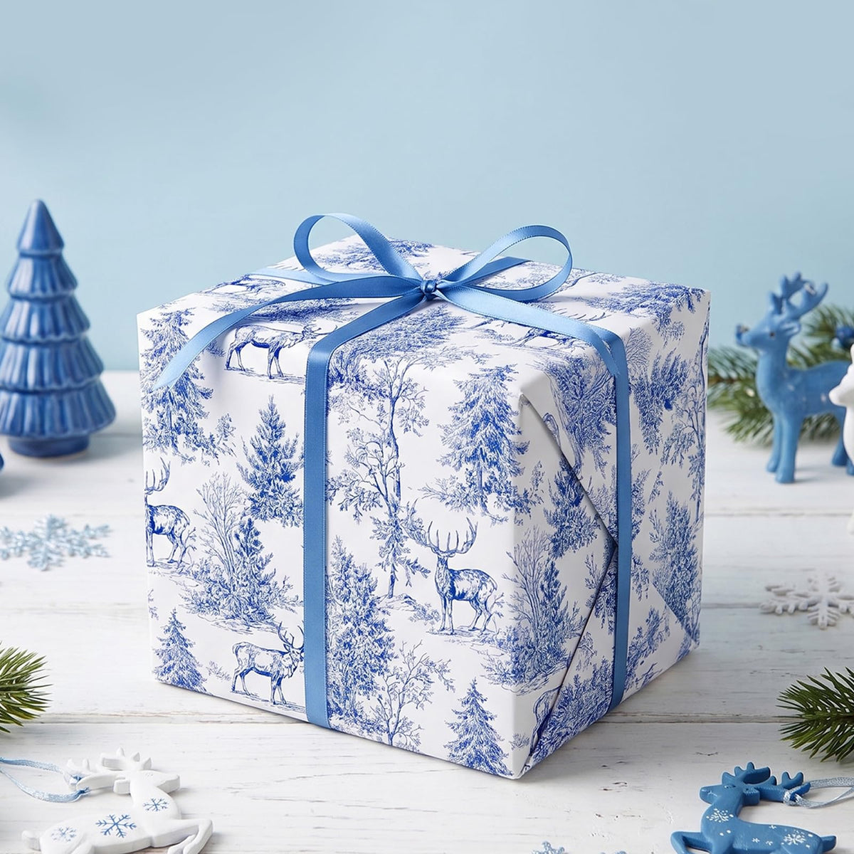 Chinoiserie Nutcracker Christmas Wrapping Paper