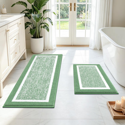 Shaggy Microfiber Bath Rug Set, 3 Piece