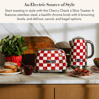 MacKenzie-Childs 2-Slice Toaster, Royal Check