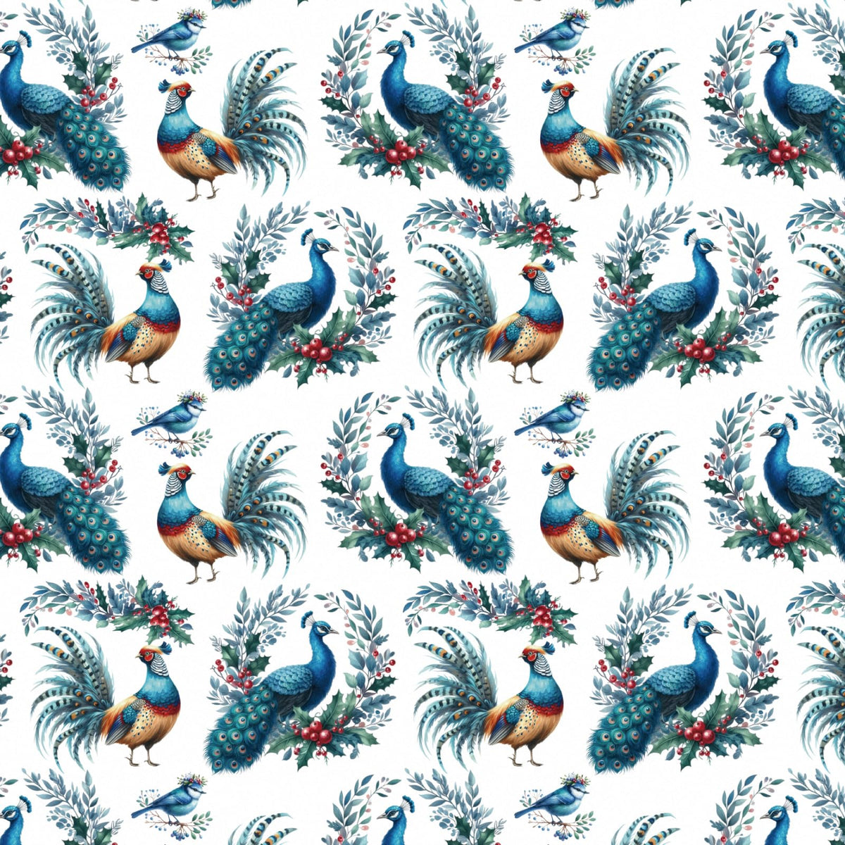 Chinoiserie Nutcracker Christmas Wrapping Paper
