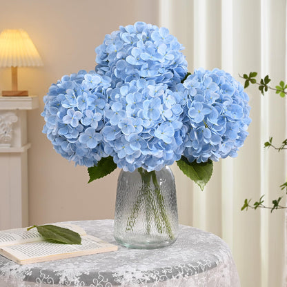 Real Touch Blue Hydrangea Faux Flowers