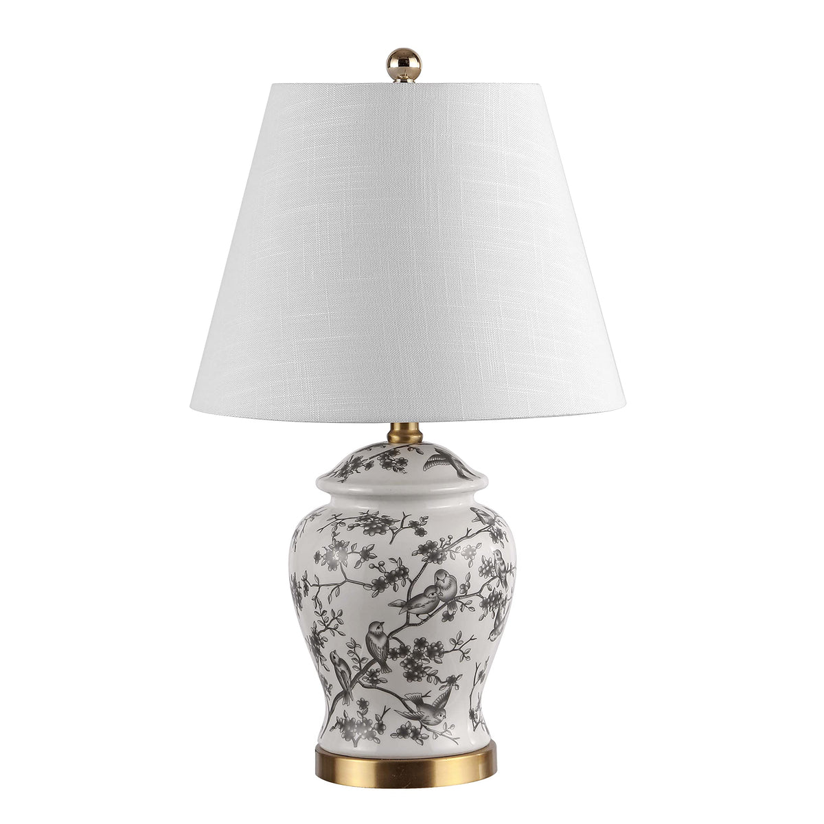 Jonathan Y Penelope Ginger Jar LED Table Lamp, 22 Inch