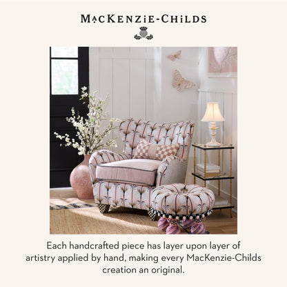 MacKenzie-Childs LED Dome Table Lamp, Sky Check
