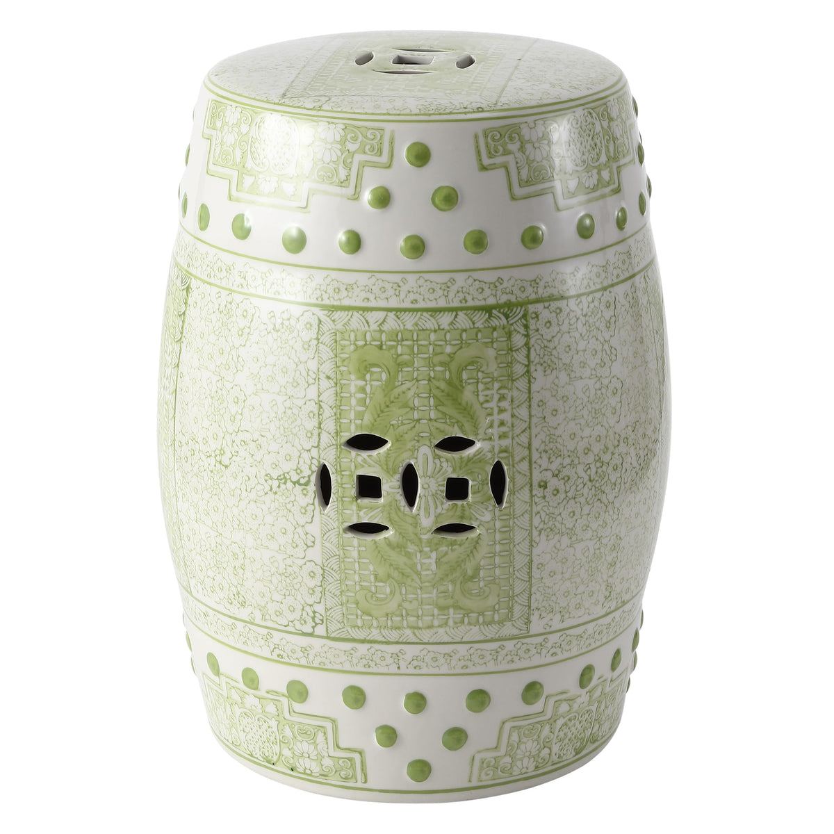 Jonathan Y Acanthus Ceramic Garden Stool