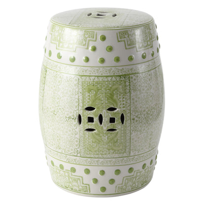 Jonathan Y Acanthus Ceramic Garden Stool