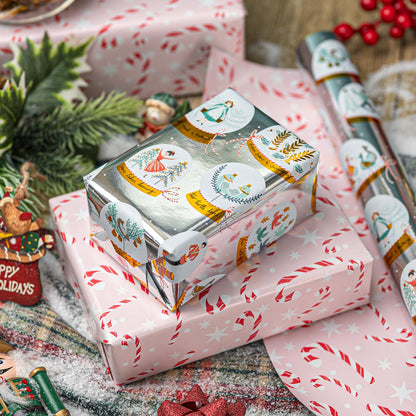 Blue Nutcracker Christmas Wrapping Paper, 32.8 Ft