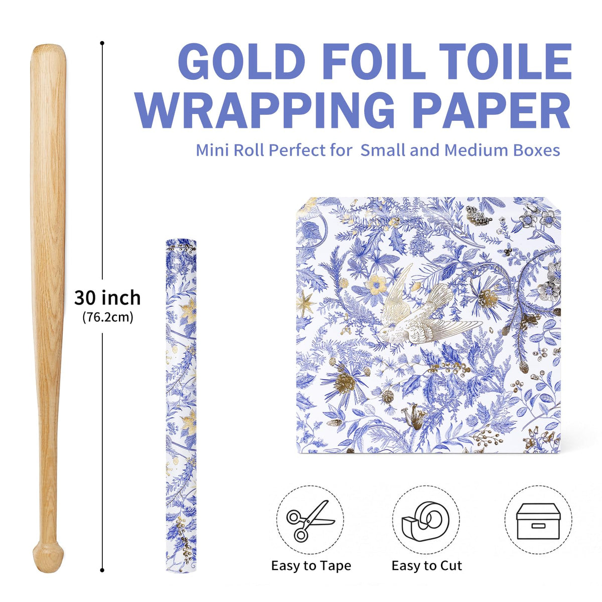 Chinoiserie Nutcracker Christmas Wrapping Paper