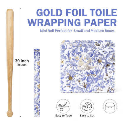Chinoiserie Nutcracker Christmas Wrapping Paper