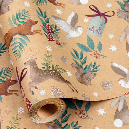 Blue Nutcracker Christmas Wrapping Paper, 32.8 Ft