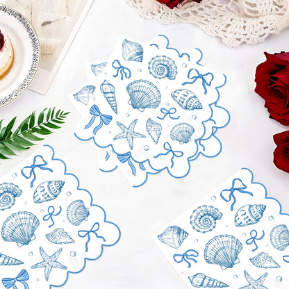 Blue Willow Chinoiserie Paper Napkins, 100 Count